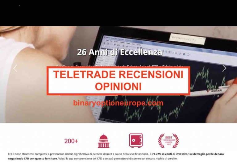 Teletrade Italia recensioni e opinioni Consob paga