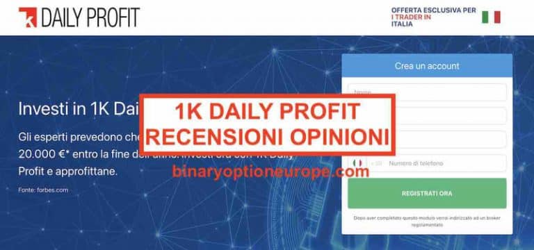 1K Daily Profit truffa scam opinioni e recensioni