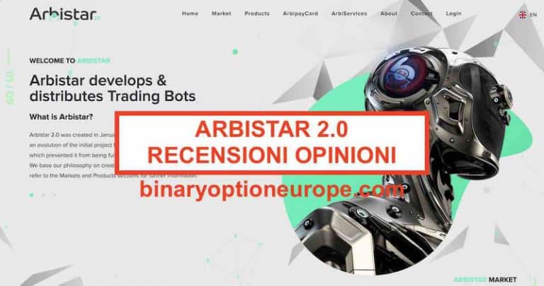 Arbistar 2.0 recensioni opinioni italiano Come funziona Sospesa da CONSOB