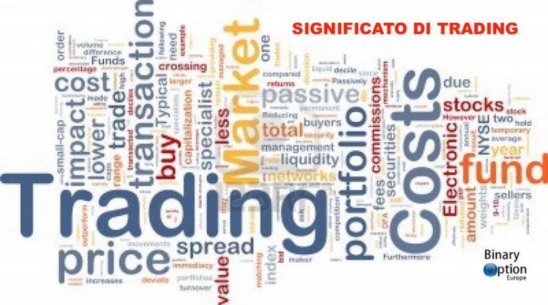 Trading significato spiegato con parole semplici in italiano