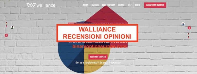 Walliance opinioni, recensioni, come funziona, quali rischi