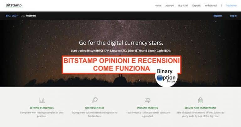 opinioni recensioni bitstamp italia