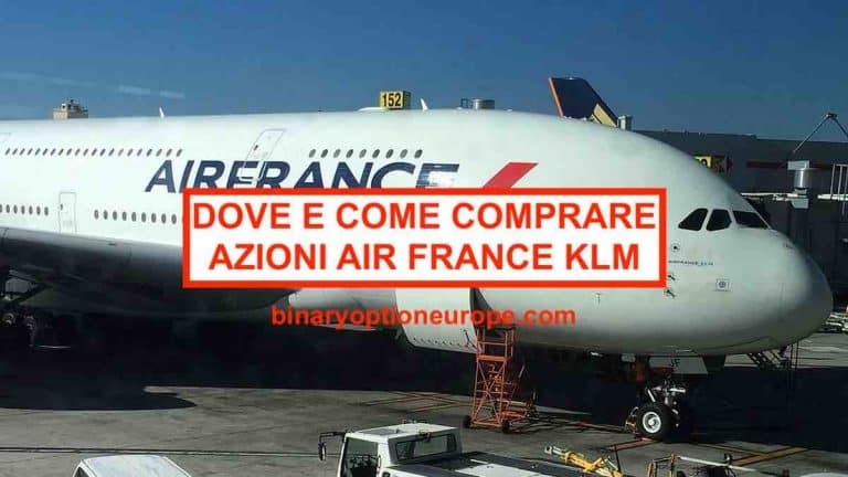 dove e come comprare azioni airfrance klm