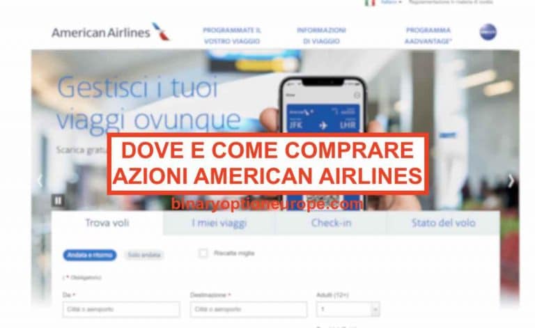 dove e come comprare azioni american airlines
