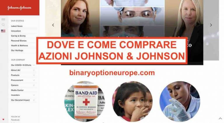 azioni johnson e johnson dove comprare e come