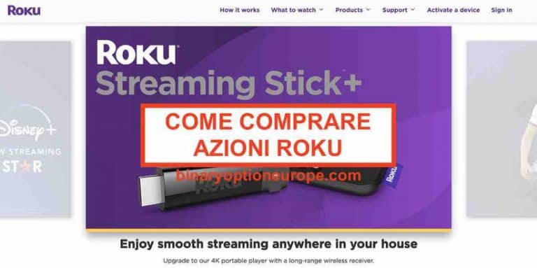Dove e come comprare azioni Roku? Grafico previsioni ROKU