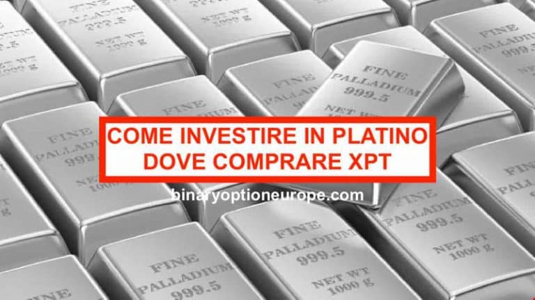 Dove e come investire in Platino Come comprare Platino XPT