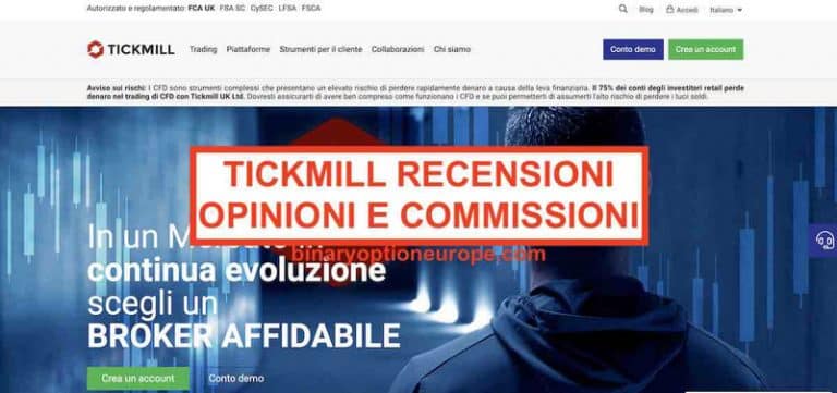 Tickmill recensioni opinioni Commissioni e alternative