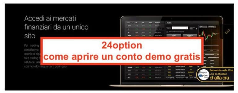 24option demo gratis Come aprire un conto demo 100000 euro