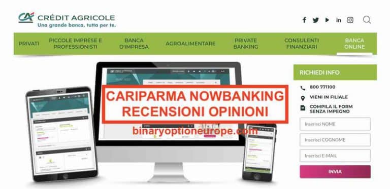 Cariparma Nowbanking recensioni opinioni Alternative valide