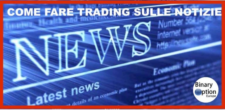 Come fare trading sulle notizie con opzioni e CFD Forex criptovalute