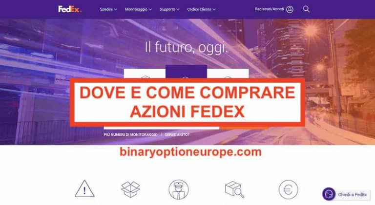 Dove e come comprare azioni Fedex Previsioni valore FDX