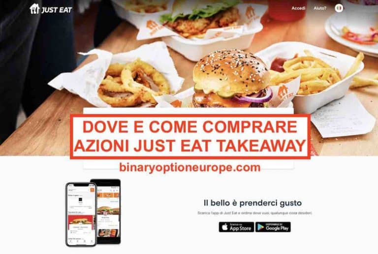 Dove e come comprare azioni Just Eat Takeaway