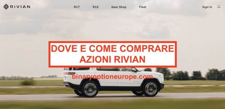 dove e come comprare azioni rivian automotive