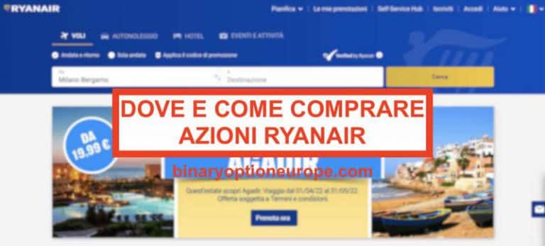 dove e come comprare azioni ryanair previsioni