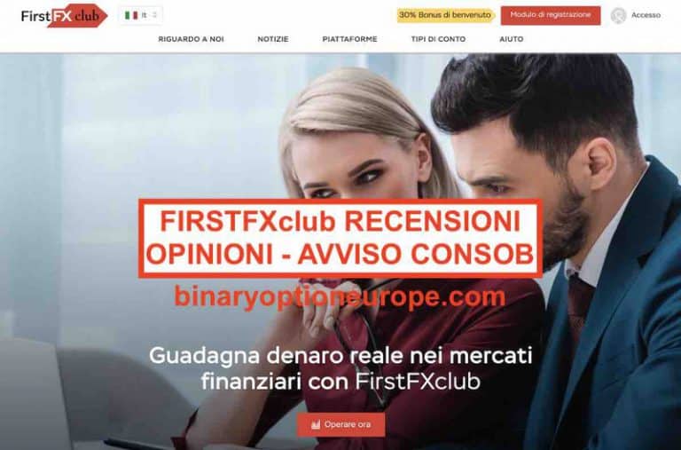 FirstFX Club recensioni opinioni
