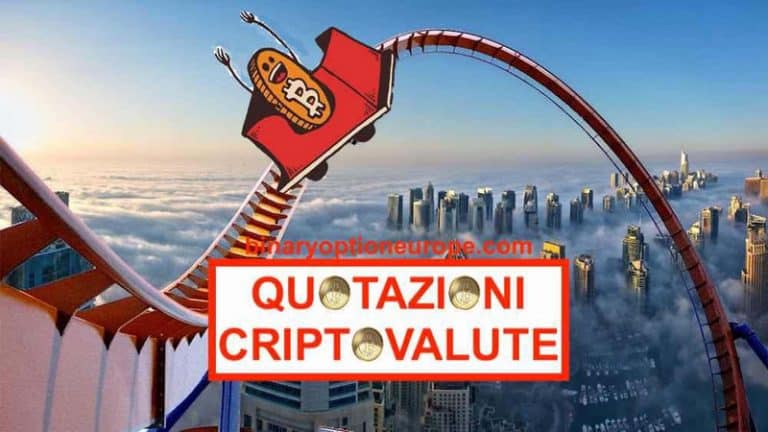 Quotazioni criptovalute in tempo reale valore andamento