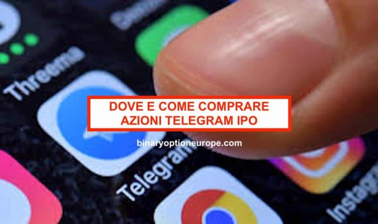 dove e come comprare azioni telegram previsiojni ipo