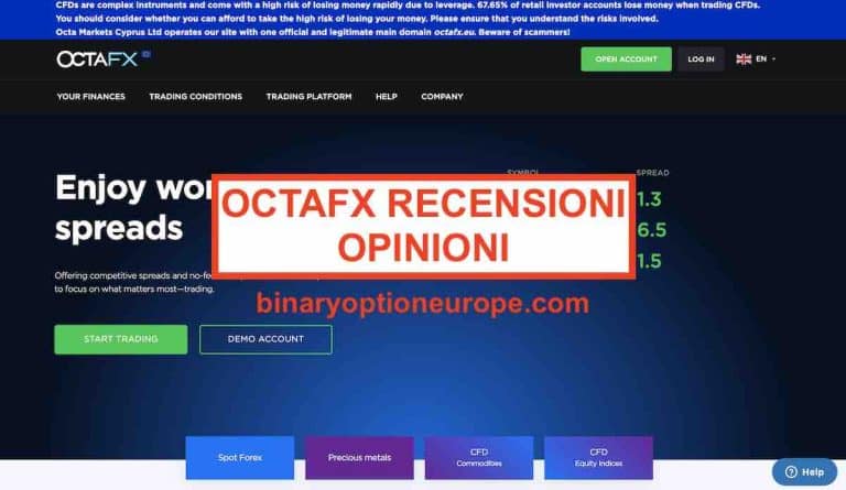 octafx recensioni e opinioni commissioni affidabile truffa