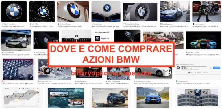 dove e come comprare azioni bmw previsioni prezzi