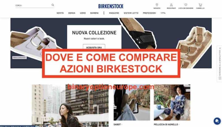 dove e come comprare azioni birkenstock ipo prezzo quotazione