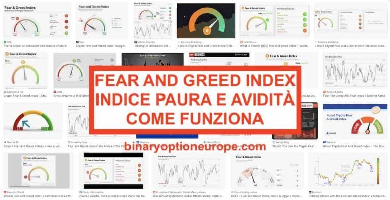 indice paura e avidita come funziona fear and greed index