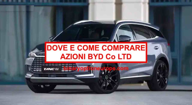 dove e come comprare azioni byd co ltd italia previsioni