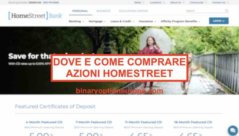dove e come comprare azioni homestreet previsioni prezzi