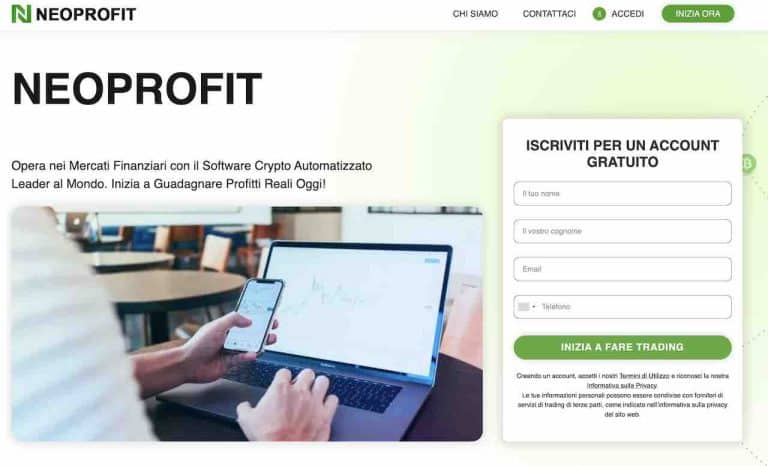 Neoprofit TRUFFA o affidabile? Opinioni e recensioni aggiornate