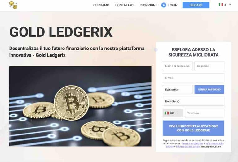 Gold Ledgerix TRUFFA? Recensioni e opinioni: funziona?