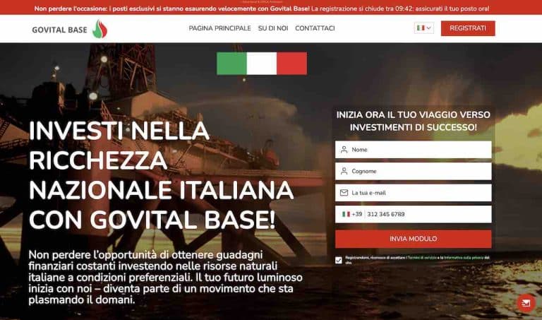 Govital Base TRUFFA o funziona Le vere Recensioni