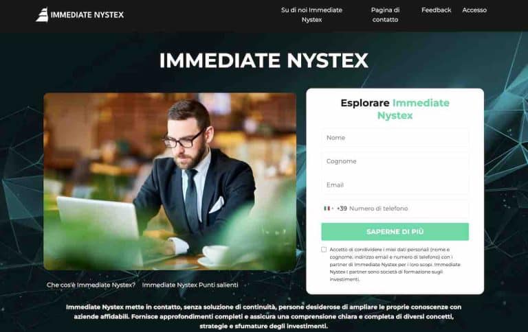 Immediate Nystex Truffa recensioni negative